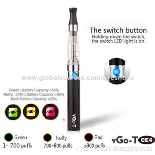 2014 Special vgo battery, hot selling with high-quality huge puff